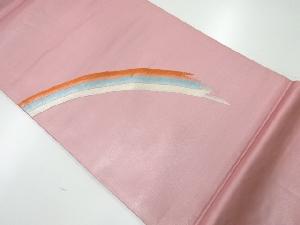 アンティーク　虹模様刺繍袋帯（材料）